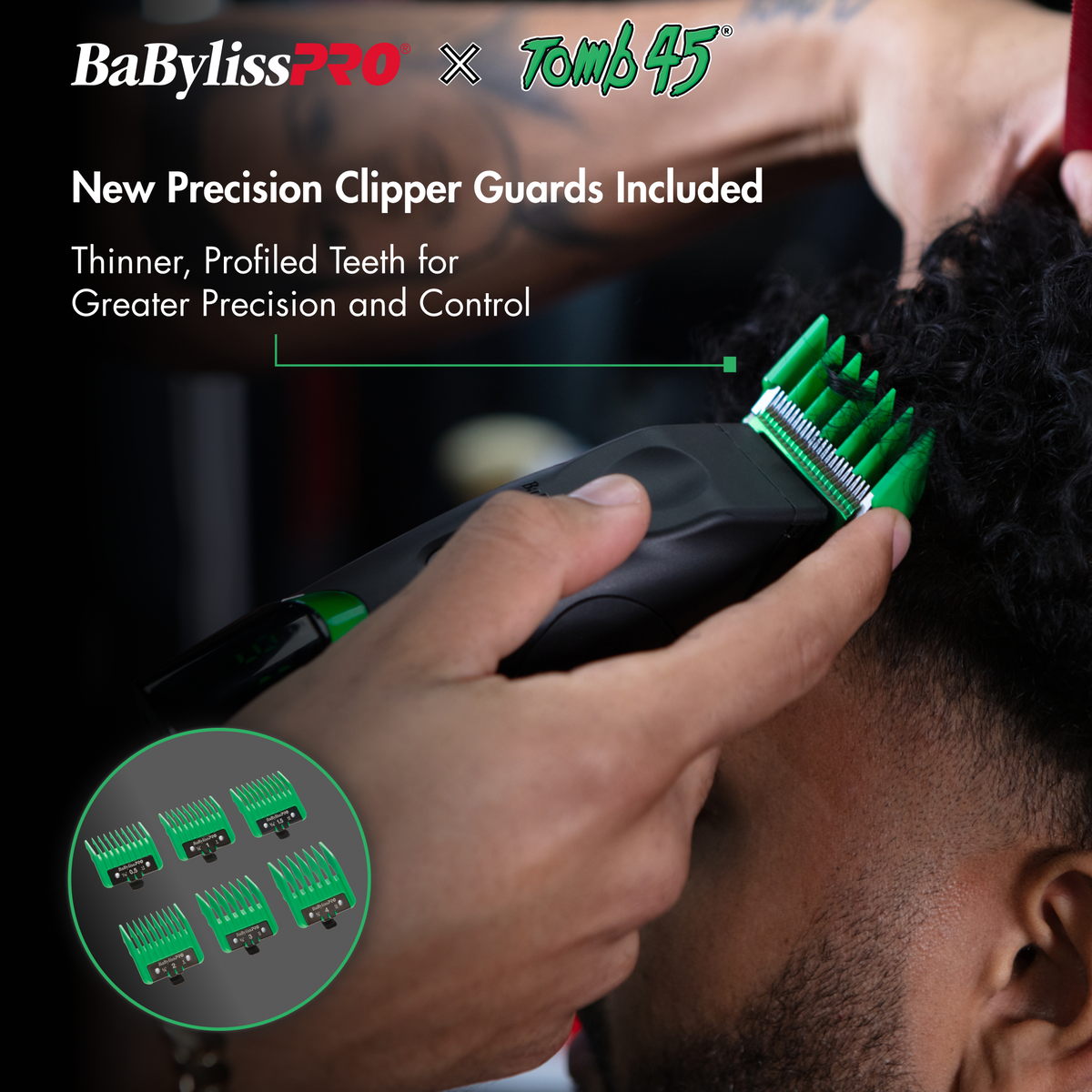 BaBylissPRO x Tomb45® Wireless-Charging Hair Clipper | BaBylissPRO